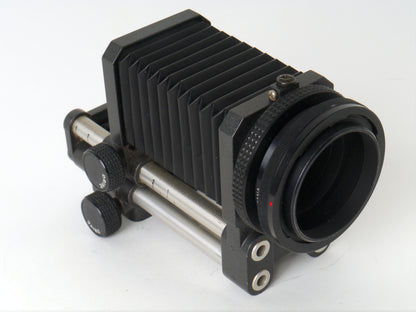 Novoflex Balgengerät mit M42-Objektivanschluss und Canon FD Adapter – Gut