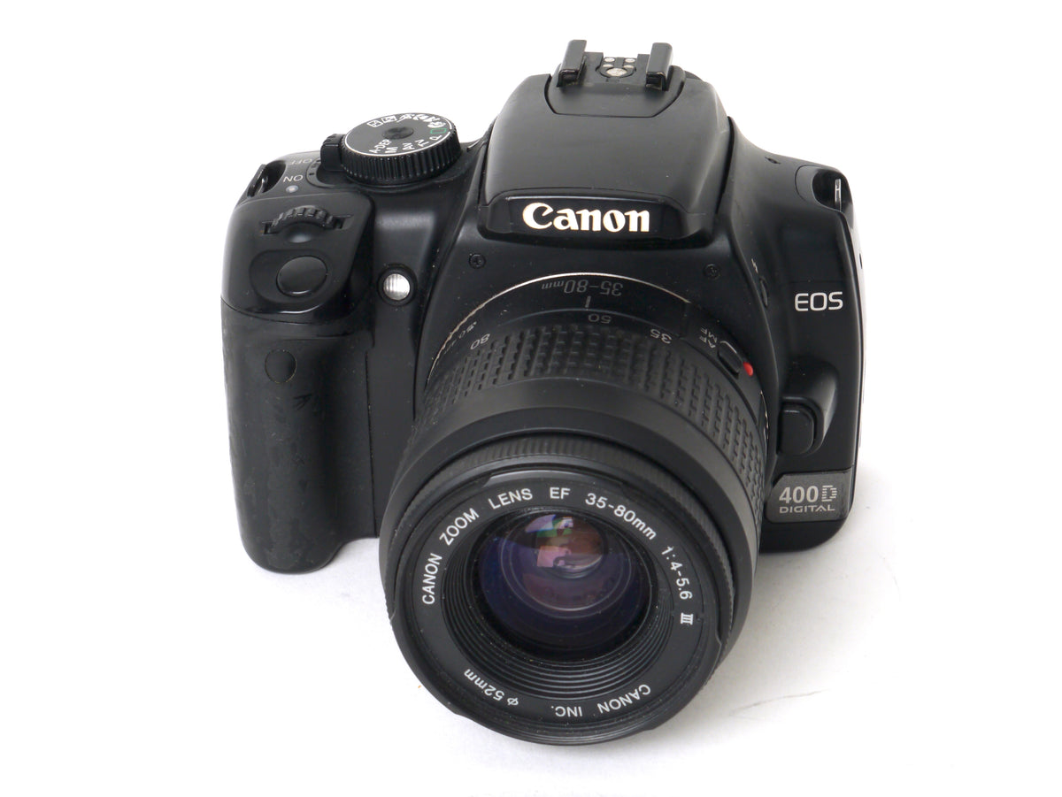 Canon EOS 400D Gehäuse mit EF 4-5,6/35-80mm III – Gebraucht