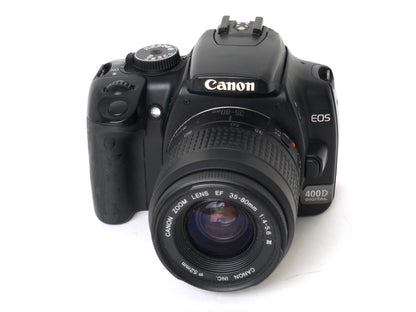 Canon EOS 400D Gehäuse mit EF 4-5,6/35-80mm III – Gebraucht