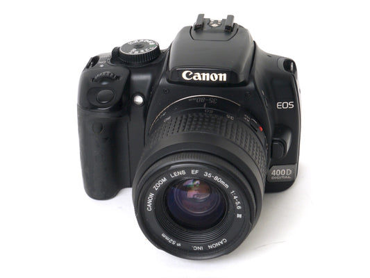 Canon EOS 400D Gehäuse mit EF 4-5,6/35-80mm III – Gebraucht