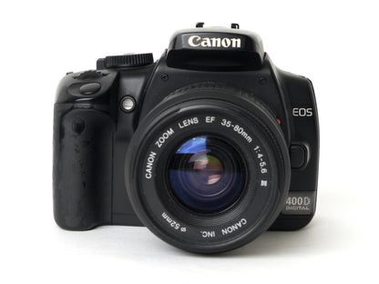 Canon EOS 400D Gehäuse mit EF 4-5,6/35-80mm III – Gebraucht