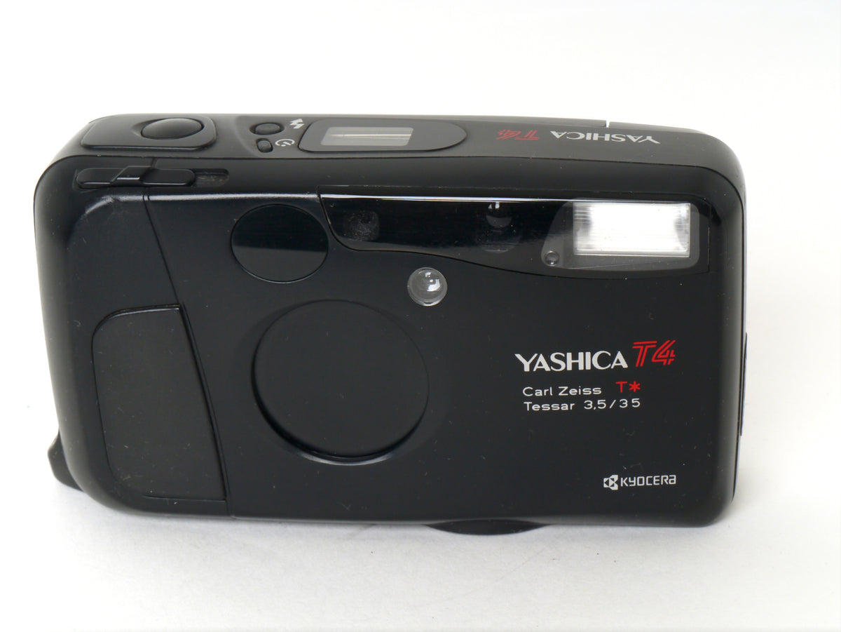 Yashica T4 Kompaktkamera, Schwarz – Gut