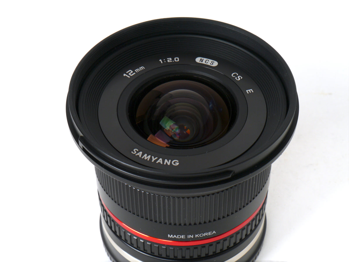 Samyang MF 2/12mm NCS CS für Sony E-Mount – Neuwertig