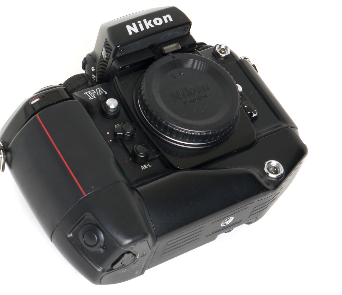 Nikon F4S Gehäuse mit MB-21 Hochformatgriff – guter Zustand