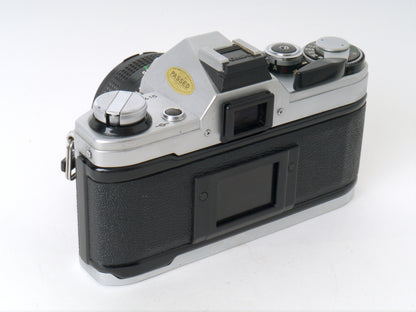 Canon AE-1 Gehäuse Chrom mit FD 1,8/50mm – Gut