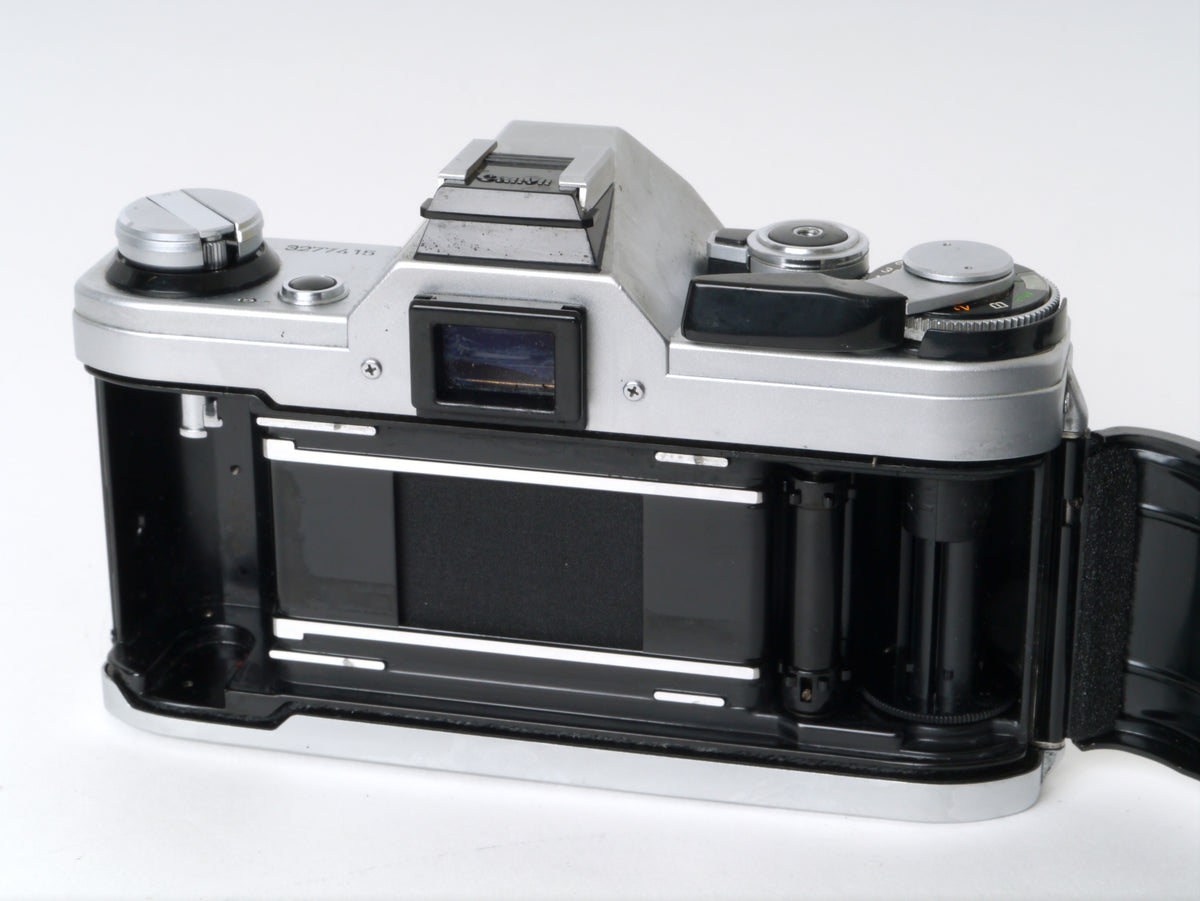 Canon AE-1 Gehäuse Chrom mit FD 1,8/50mm – Gut