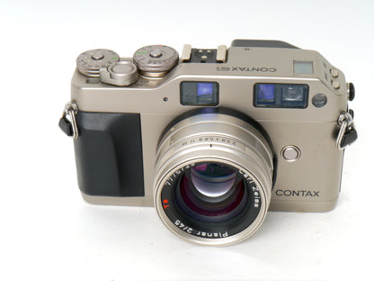 Contax G1 Gehäuse mit Planar 2/45mm Objektiv – Gut