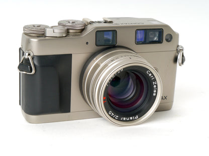 Contax G1 Gehäuse mit Planar 2/45mm Objektiv – Gut