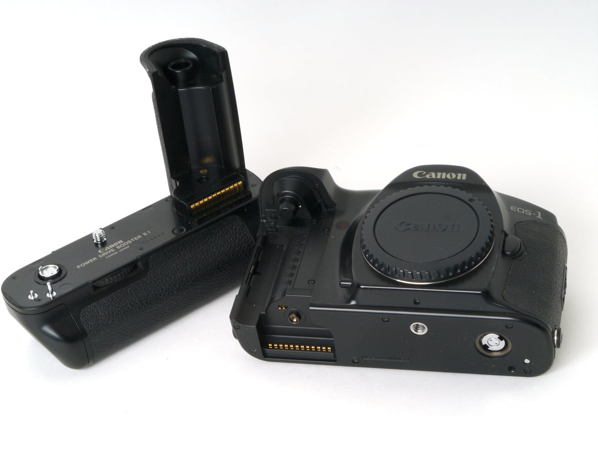 Canon EOS-1 Gehäuse mit Command Back E1 und Power Drive Booster E1 – Sehr gut