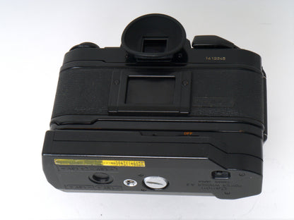 Canon A-1 Gehäuse mit FD 1,8/50mm und Power Winder A2 – Sehr gut