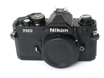 Nikon FM2n Gehäuse, Schwarz – Gut