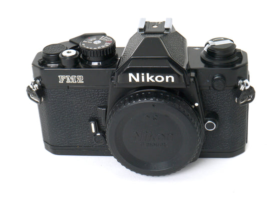 Nikon FM2n Gehäuse, Schwarz – Gut