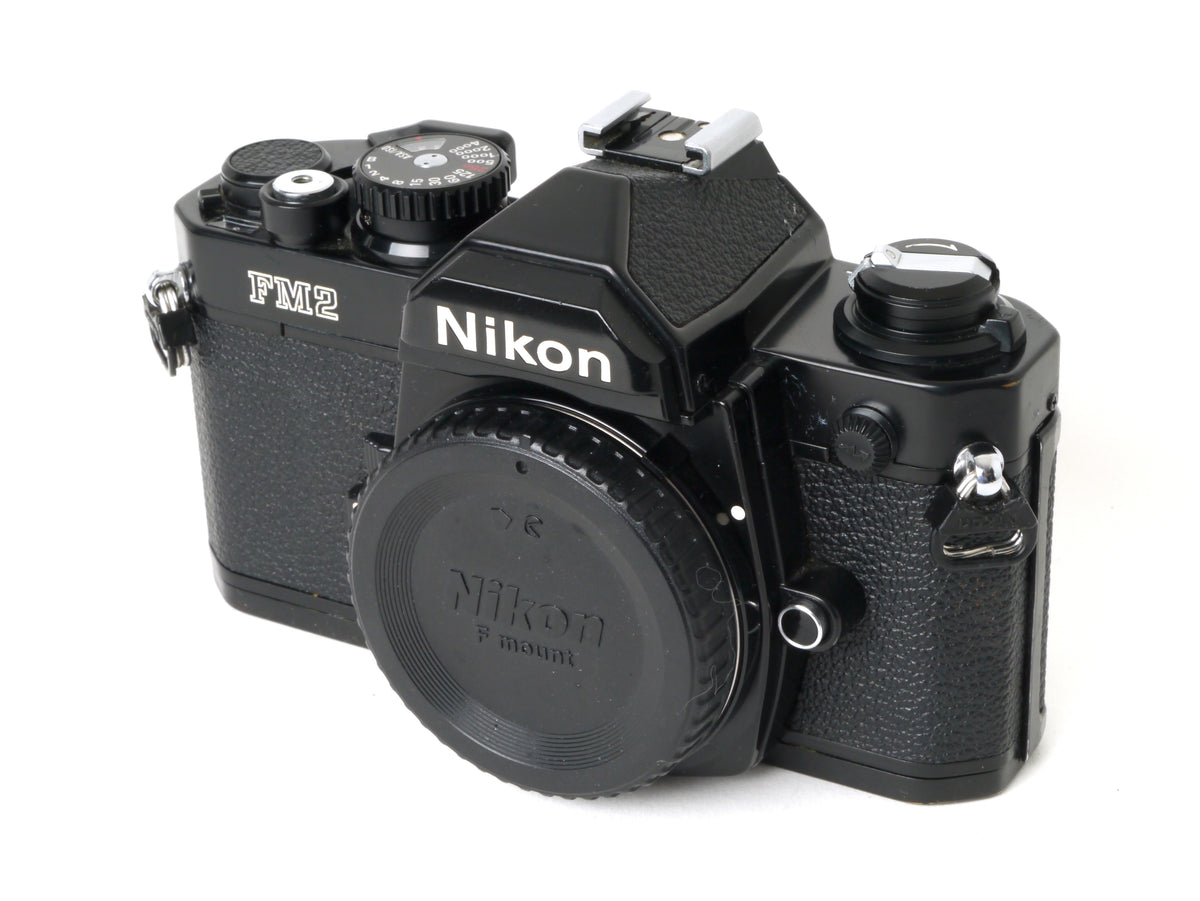 Nikon FM2n Gehäuse, Schwarz – Gut