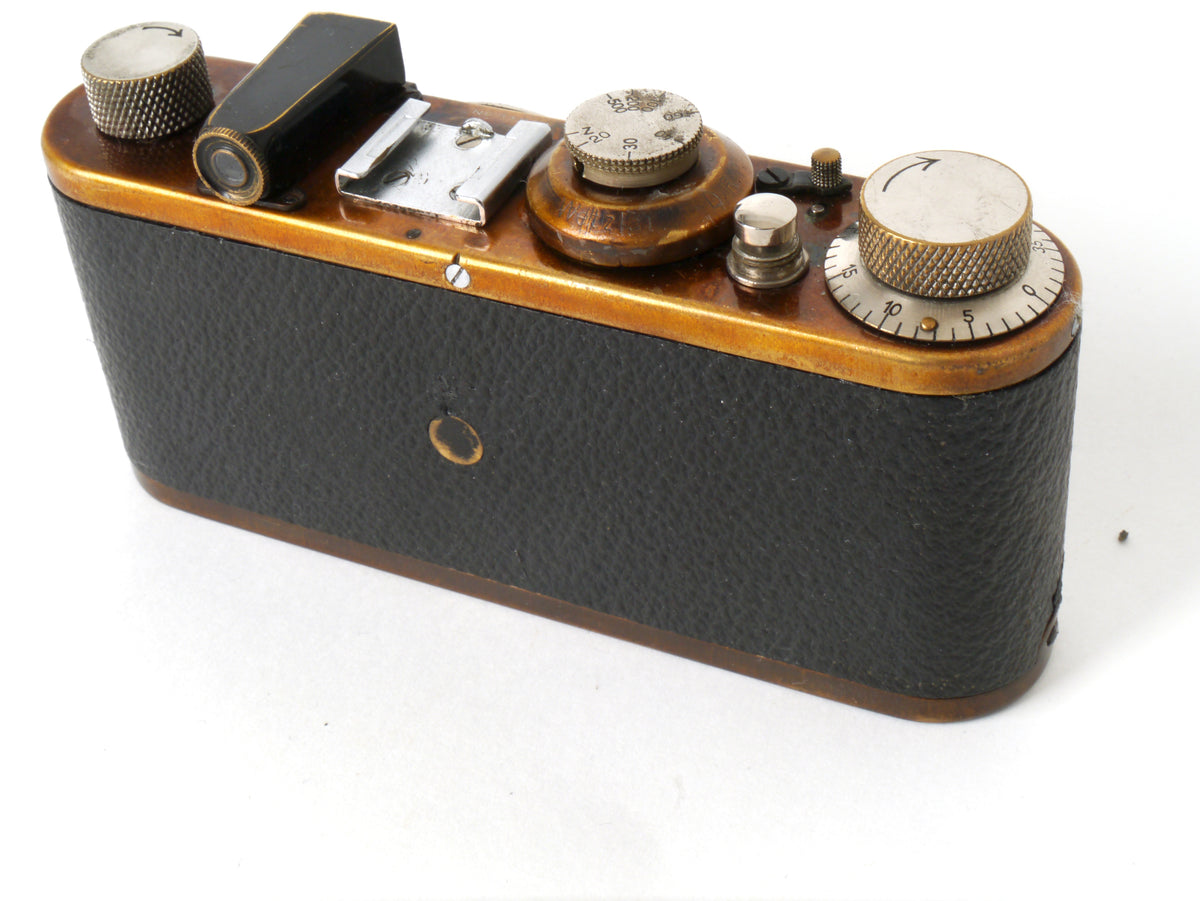 Leica I mit Elmar 3,5/50mm, Nickel – Gut