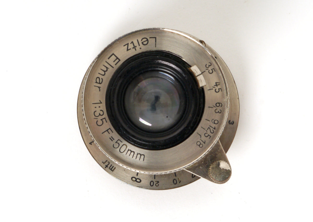 Leica I mit Elmar 3,5/50mm, Nickel – Gut