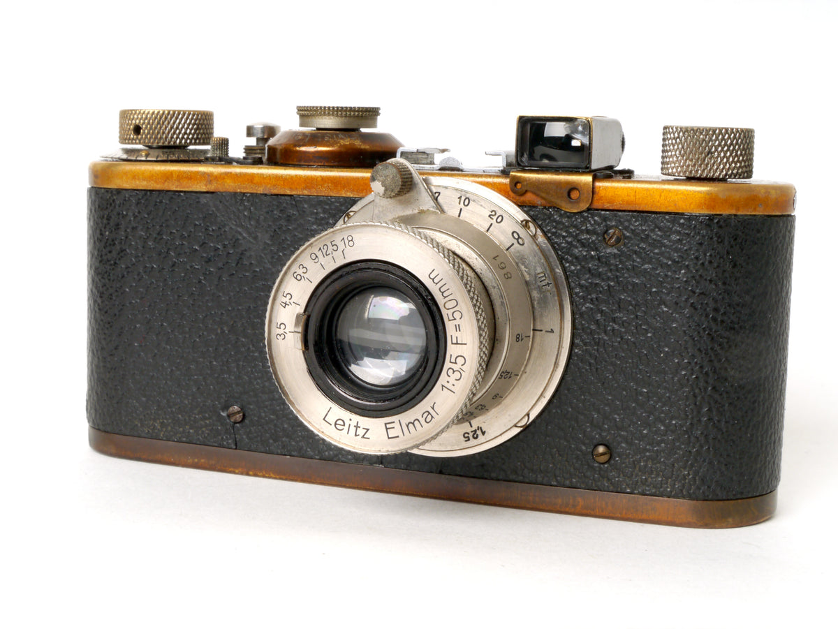 Leica I mit Elmar 3,5/50mm, Nickel – Gut