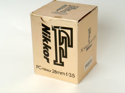 Nikon PC-Nikkor 3,5/28mm Shift-Objektiv – Neuwertig