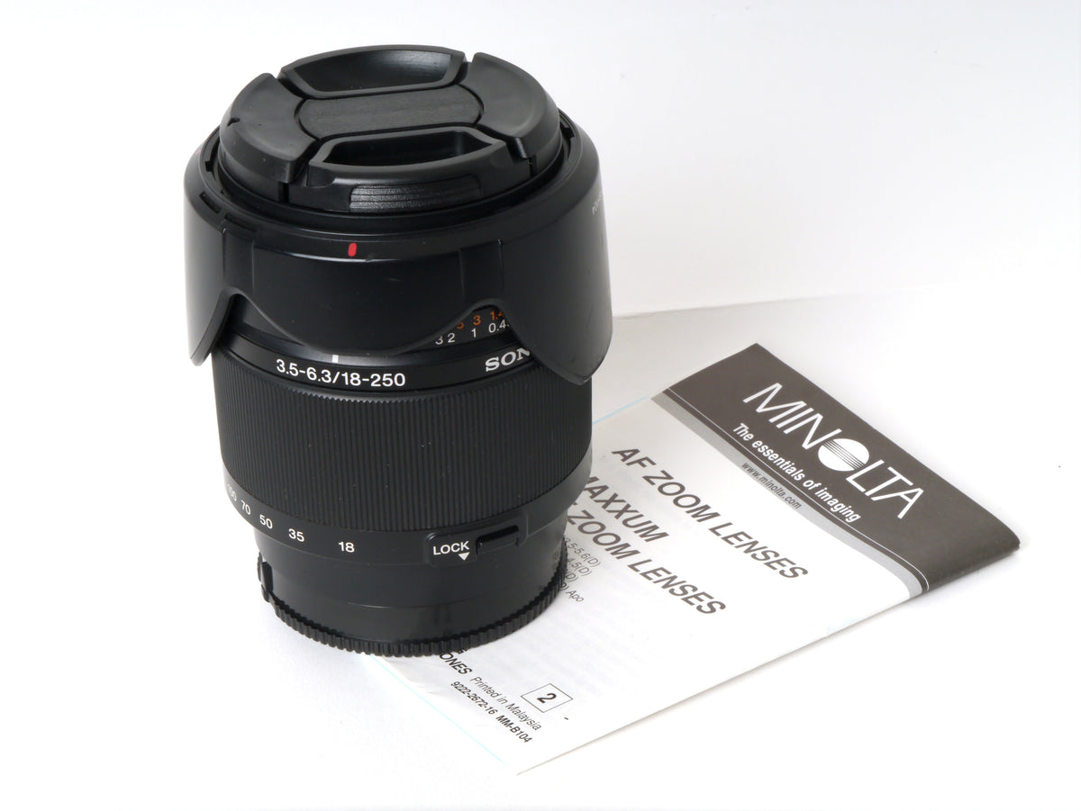 Sony DT 3,5-6,3/18-250mm Objektiv – Gut