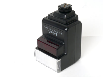 Nikon F-401 Gehäuse mit Sigma Flash 280 NA Blitzgerät – Sehr gut