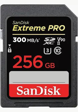 SanDisk Extreme PRO SDXC 256GB V90 Speicherkarte